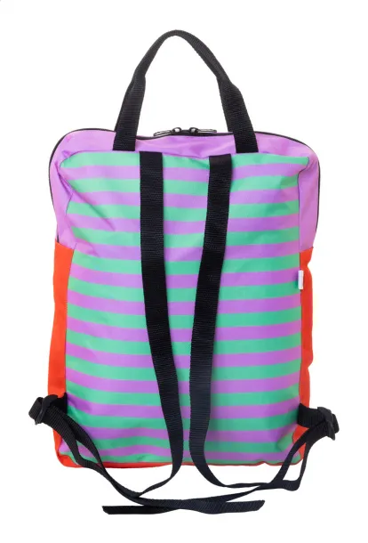SuboBag Slimback custom RPET laptop backpack Black White