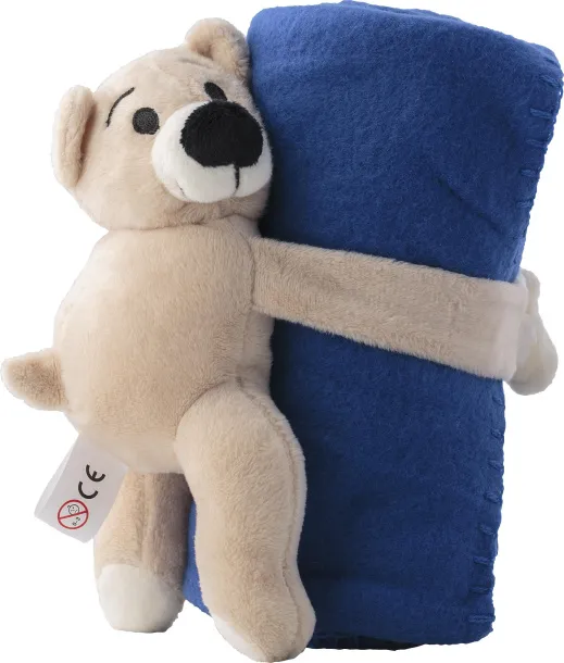 Owen Plush toy bear with fleece blanket 