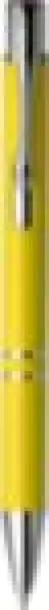 Kamari kemijska olovka od recikliranog aluminija Žuta