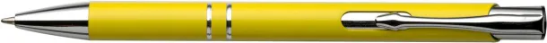 Kamari Recycled aluminium ballpen  yellow