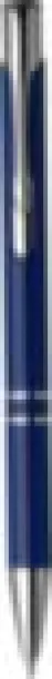 Kamari Recycled aluminium ballpen  cobalt blue