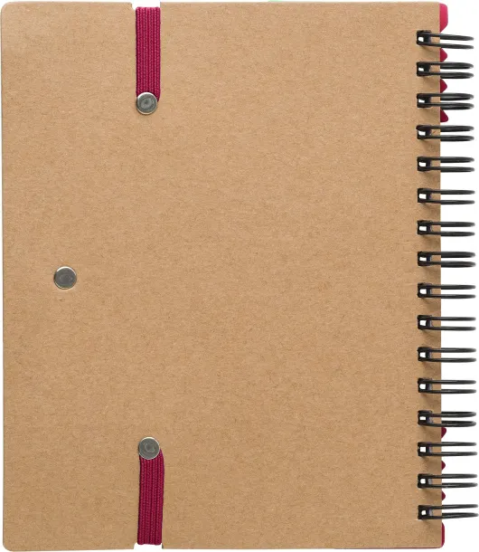 ANGELA Recycled paper notebook Crvena