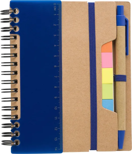 ANGELA Recycled paper notebook blue