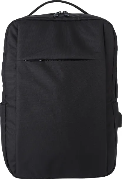 JESSE rPET (300D) laptop backpack Crna