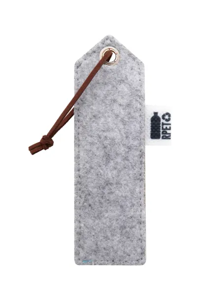 CreaFelt Mark custom RPET bookmark White Grey