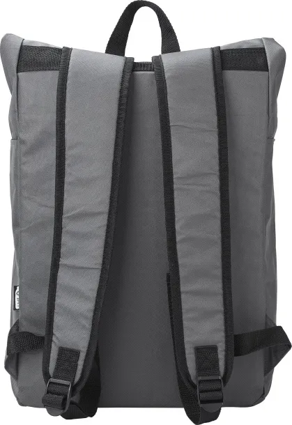 Evie rPET polyester (600D) rolltop backpack 