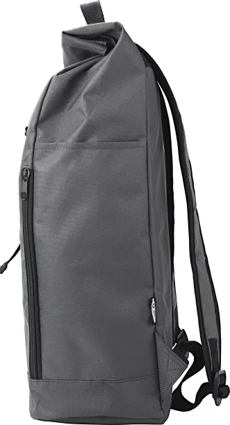 Evie rPET polyester (600D) rolltop backpack 