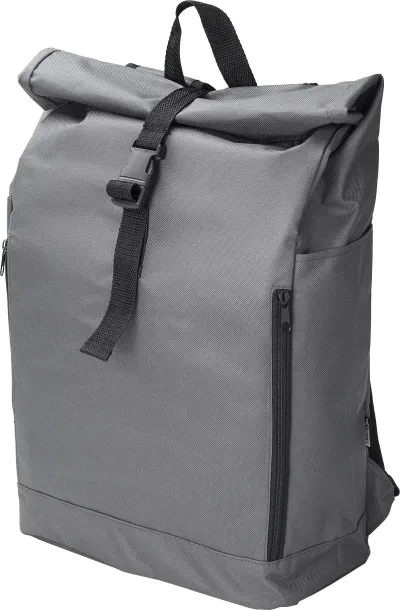 Evie rPET polyester (600D) rolltop backpack 