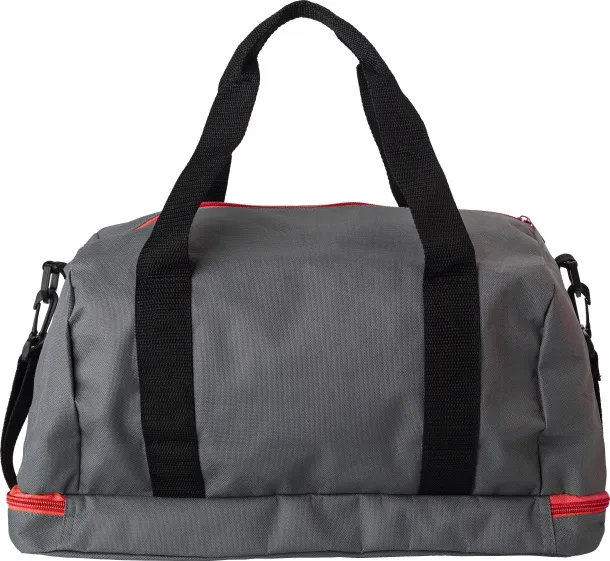 Lemar Polyester (600D) sports bag red