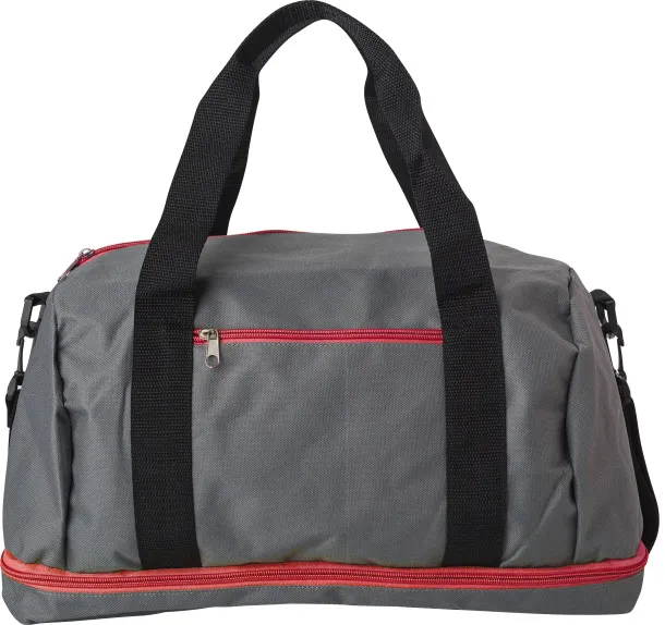 Lemar Polyester (600D) sports bag red