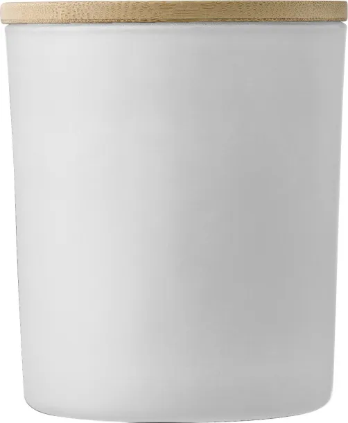 Matthew Glass candle  Bijela