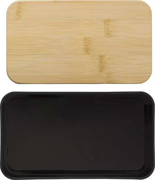 Maxton PP double layer lunch box  Crna