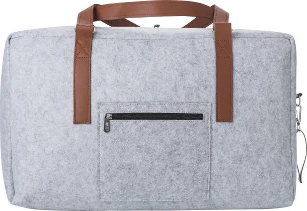 Natalie rPET felt travel bag light grey