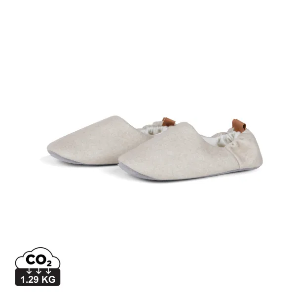 VINGA Moulton RCS RPET slippers L/XL - Vinga beige 15-1305 TPG