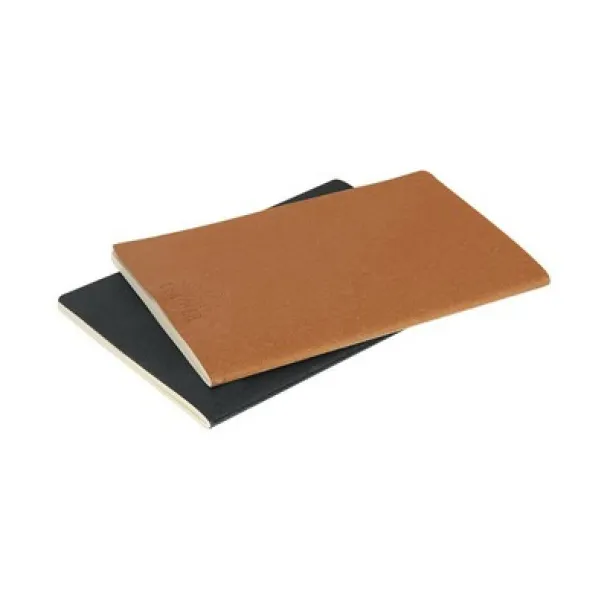  Recycled leather notebook approx. A5 black