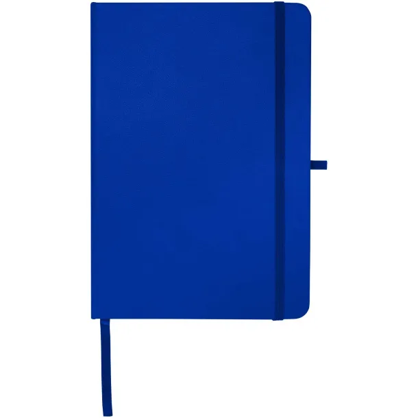 Teak A5 recycled hard cover notebook with lined pages Royal blue