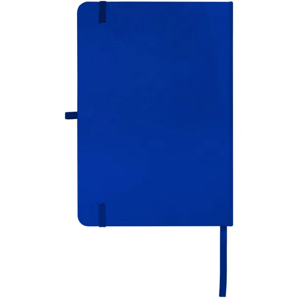 Teak A5 recycled hard cover notebook with lined pages Royal blue