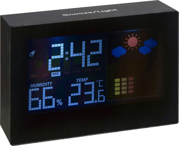  Plastic weather station Halima black