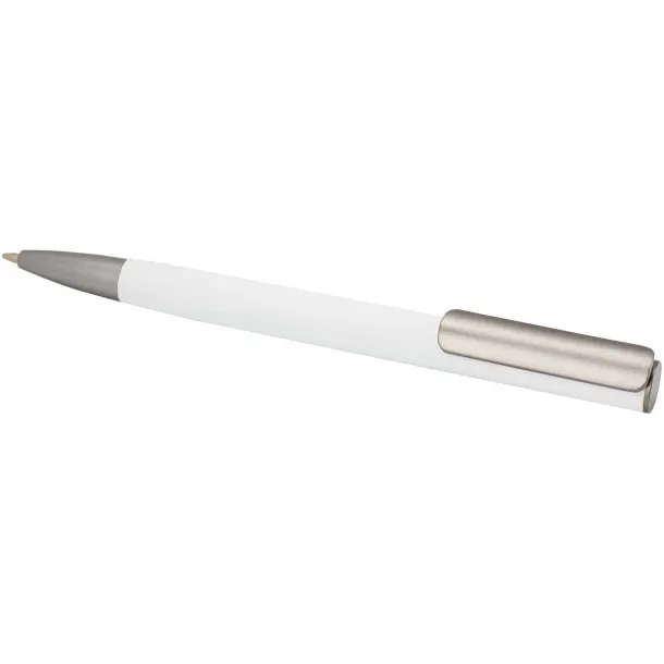 Ziguur recycled aluminium ballpoint pen (black ink) - Unbranded White