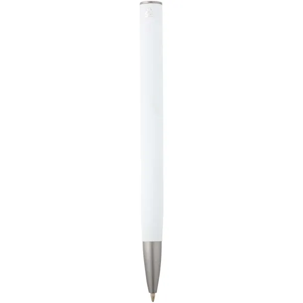 Ziguur recycled aluminium ballpoint pen (black ink) - Unbranded White