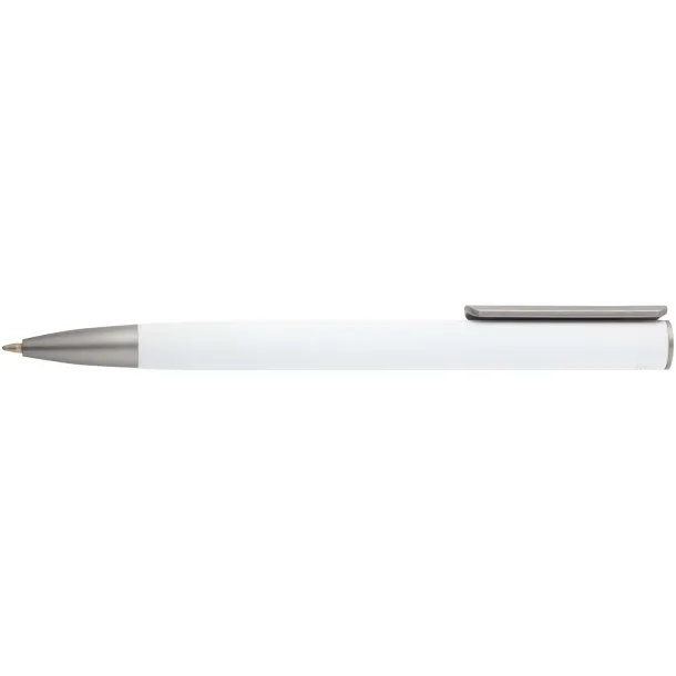 Ziguur recycled aluminium ballpoint pen (black ink) - Unbranded White