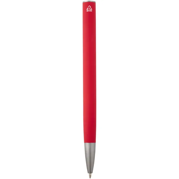 Ziguur recycled aluminium ballpoint pen (black ink) Red