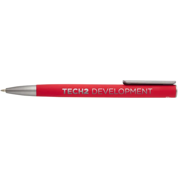 Ziguur recycled aluminium ballpoint pen (black ink) Red