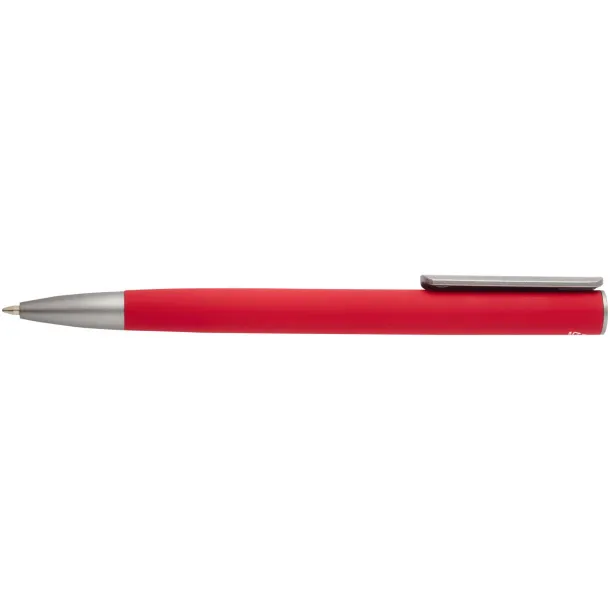 Ziguur recycled aluminium ballpoint pen (black ink) - Unbranded Red