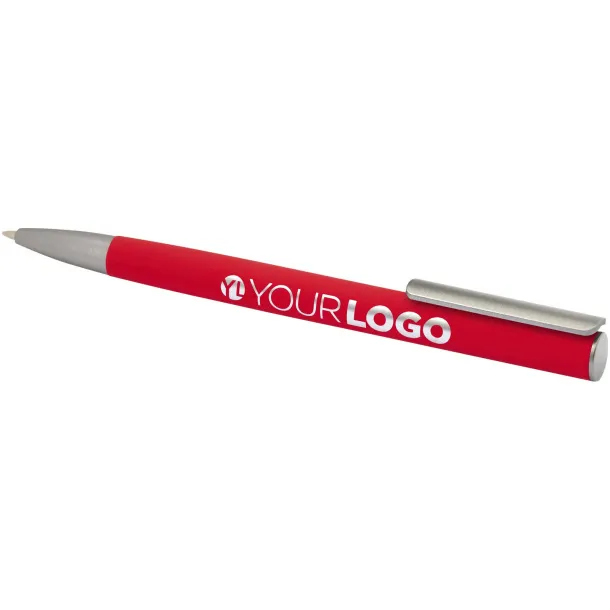 Ziguur recycled aluminium ballpoint pen (black ink) Red