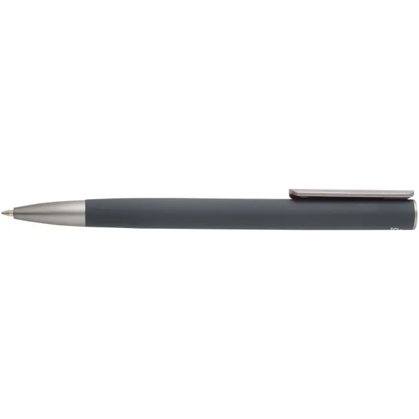 Ziguur recycled aluminium ballpoint pen (black ink) Storm grey