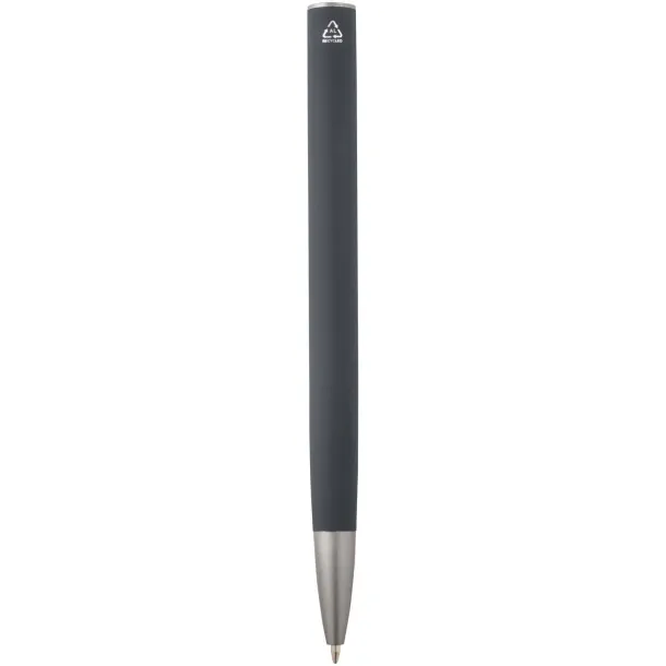 Ziguur recycled aluminium ballpoint pen (black ink) Storm grey