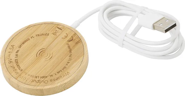 Riaz Bamboo wireless charger 