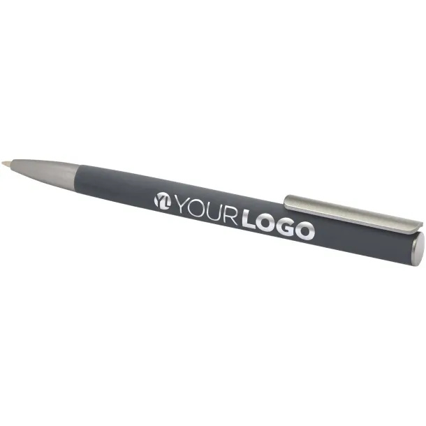 Ziguur recycled aluminium ballpoint pen (black ink) Storm grey