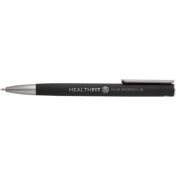 Ziguur recycled aluminium ballpoint pen (black ink) Crna