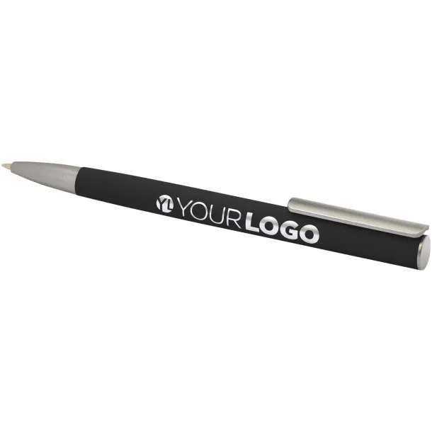 Ziguur kemijska olovka od recikliranog aluminija (crna tinta) - Unbranded Solid black