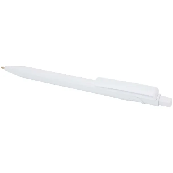 Unica recycled plastic ballpoint pen (blue ink) White