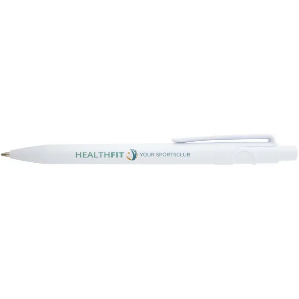 Unica recycled plastic ballpoint pen (blue ink) White