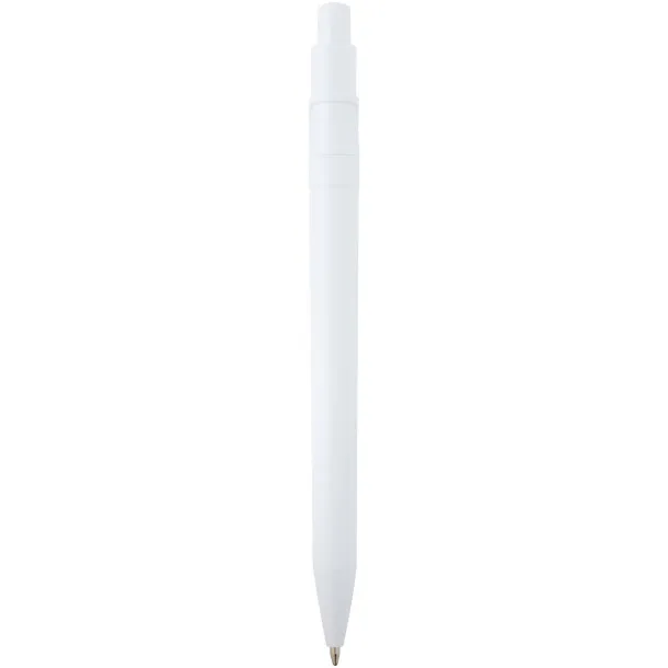 Unica recycled plastic ballpoint pen (blue ink) White