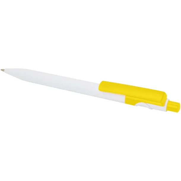 Unica recycled plastic ballpoint pen (blue ink) Yellow