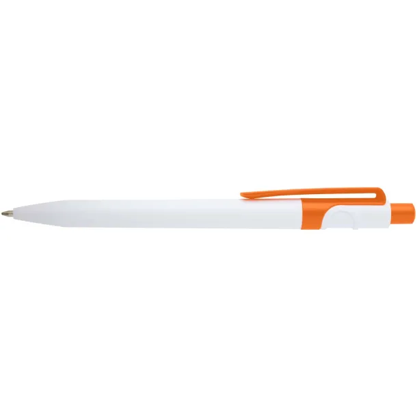 Unica recycled plastic ballpoint pen (blue ink) Orange