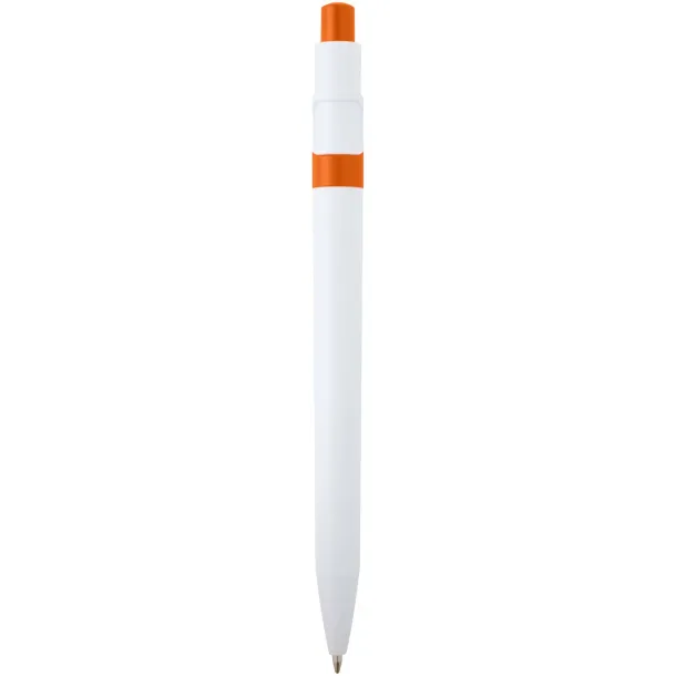 Unica recycled plastic ballpoint pen (blue ink) Orange