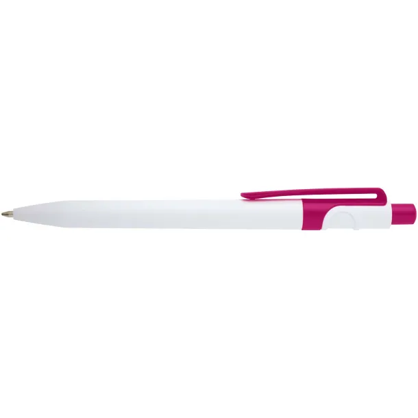 Unica recycled plastic ballpoint pen (blue ink) Magenta