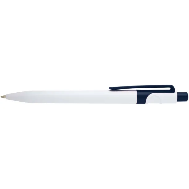 Unica recycled plastic ballpoint pen (blue ink) Navy Blue