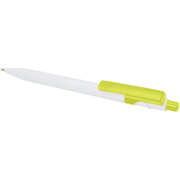 Unica recycled plastic ballpoint pen (blue ink) Lime green