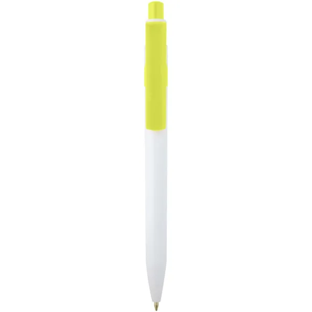 Unica recycled plastic ballpoint pen (blue ink) Lime green