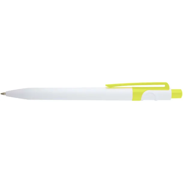 Unica recycled plastic ballpoint pen (blue ink) Lime green