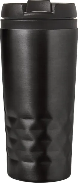 LORRAINE Stainless steel mug black