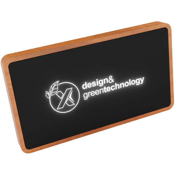 SCX.design P36 5000 mAh light-up wireless power bank - SCX.design Solid black