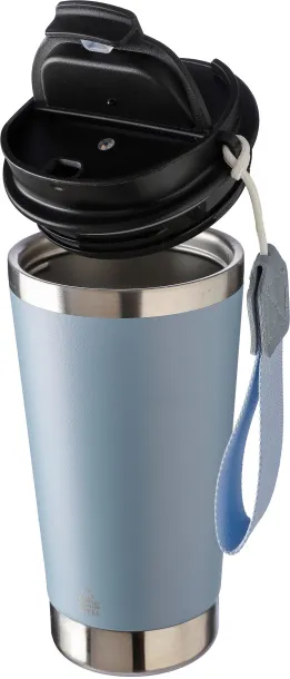 Kayla Recycled stainless steel double-walled drinking mug 500 ml