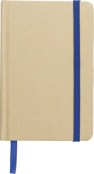 John Recycled paper notebook (A6)  Plava